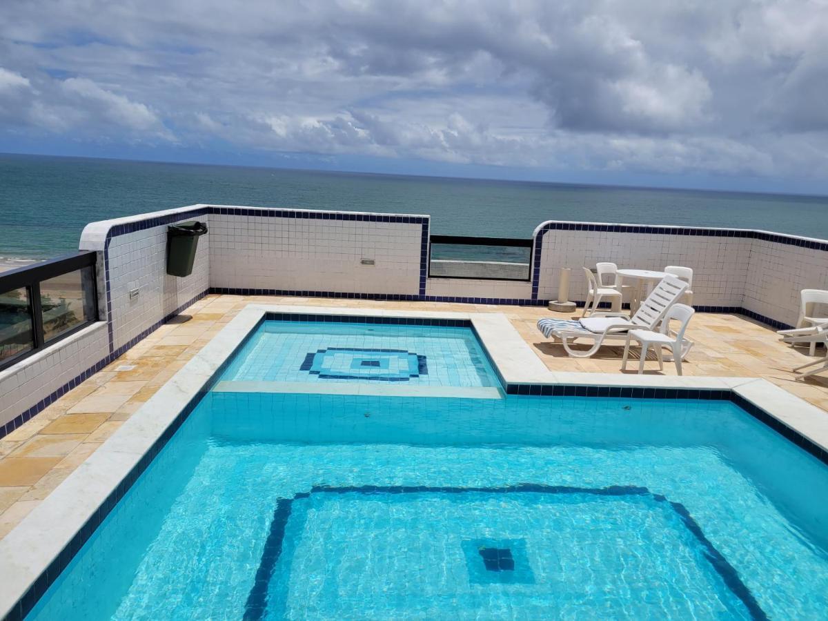 Apto De Frente Para O Mar, Piscina Na Cobertura Recife Exteriör bild